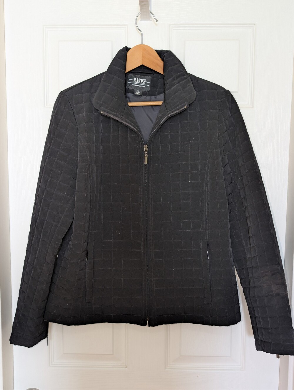 Vintage Quilted Jacket B.Moss Size Medium